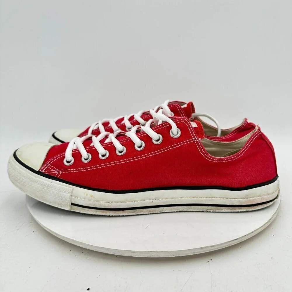 Converse Chuck Taylor All Star Ox Men Size 12 X9696 Red White Training Shoes